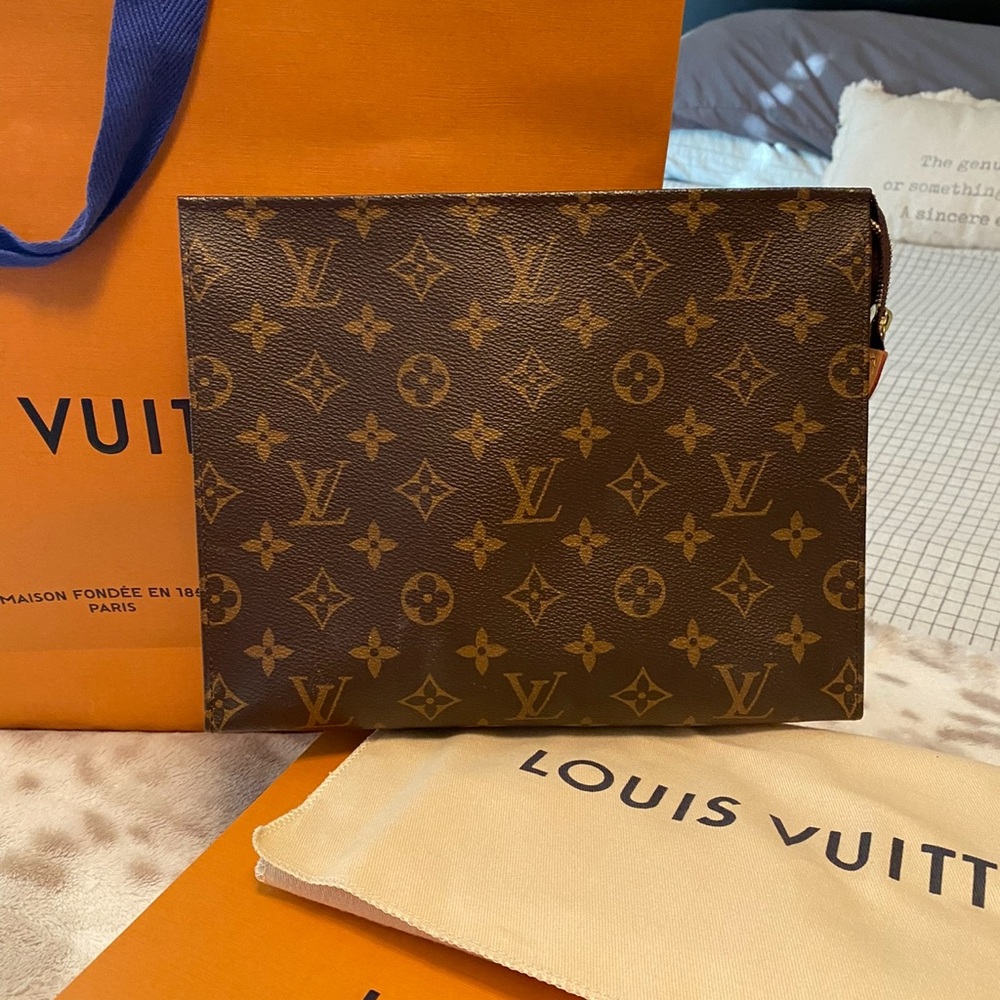 Louis Vuitton Monogram Brown Toiletry Bag